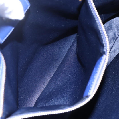 Salvatore Ferragamo Vara Bow Chain Tote Leather, BLUE, LEATHER, Tote bag