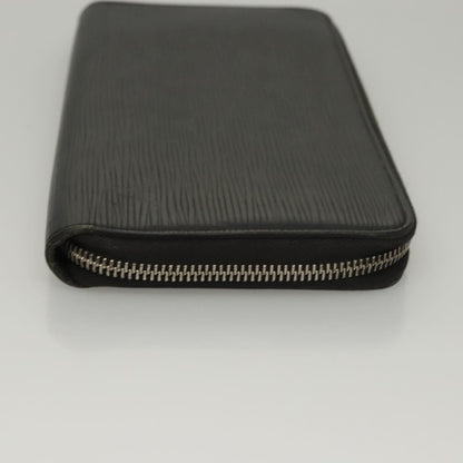 Louis Vuitton Zippy Organizer Epi Leather, BLACK, LEATHER, Wallets