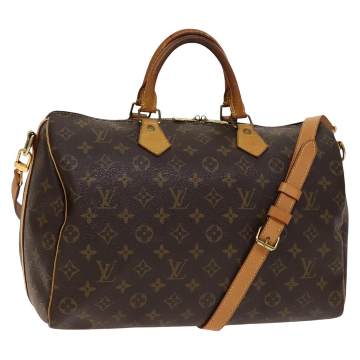 Louis Vuitton Speedy Bandouliere Bag Monogram Canvas, BROWN, CANVAS, Handbag