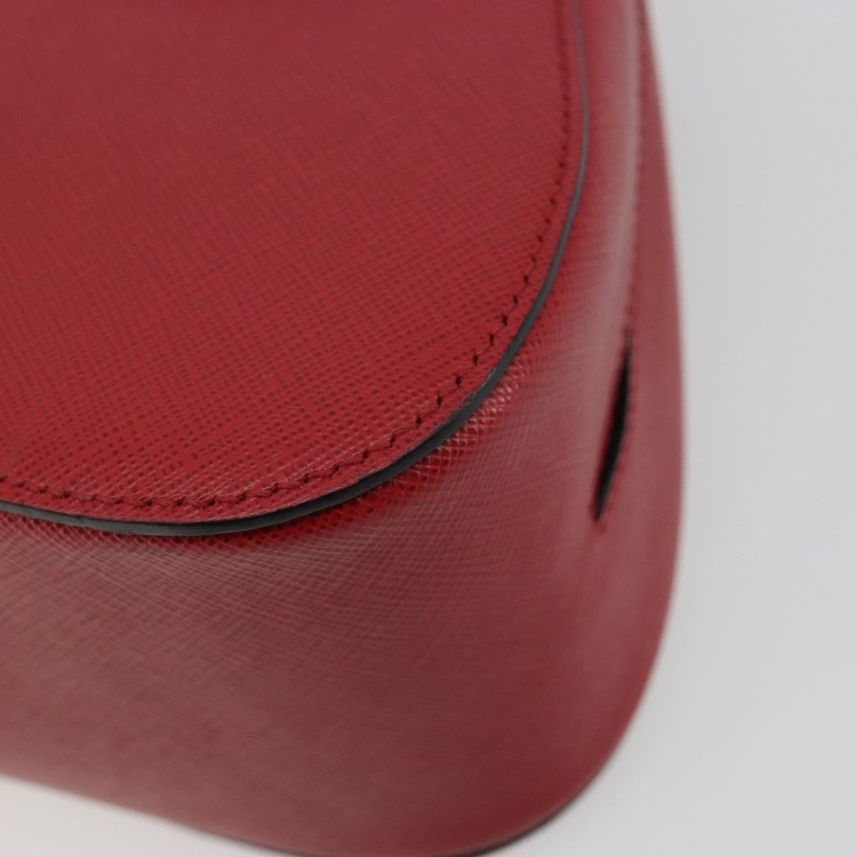 Prada Sidonie Top Handle Bag Saffiano Leather, Red, Leather, Handbag