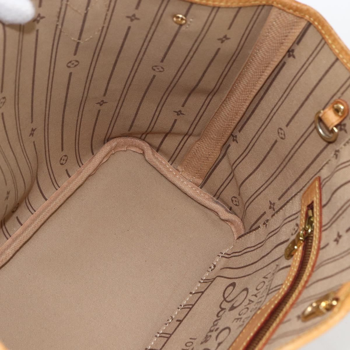 Louis Vuitton Neverfull Tote Monogram Canvas, BROWN, CANVAS, Tote bag