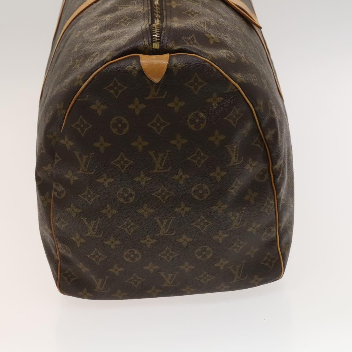 Louis Vuitton Keepall Bag Monogram Canvas, BROWN, CANVAS, Travel bag