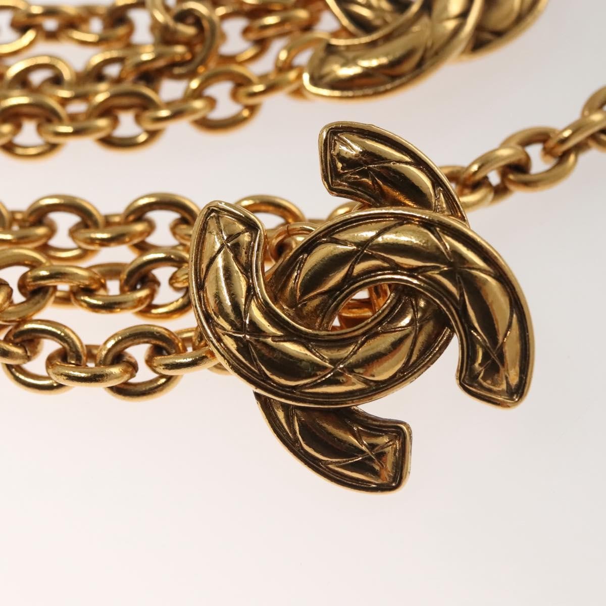 Chanel CC Logo Belt Metal, GOLD, METAL, Belts