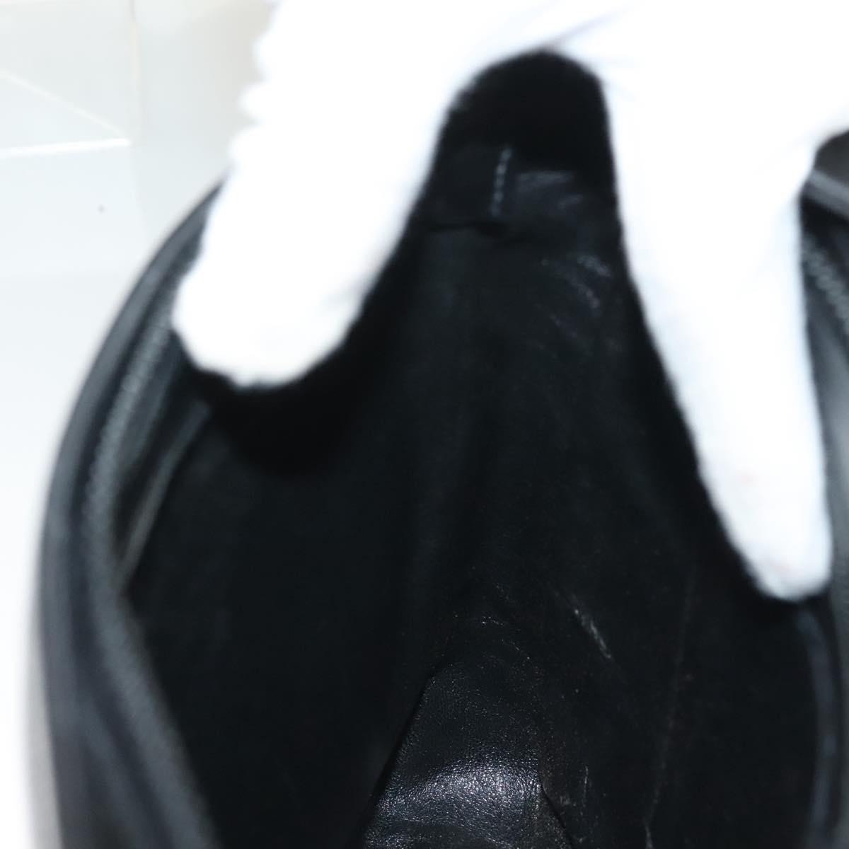 Gucci Vintage Shoulder Bag Leather, BLACK, LEATHER, Shoulder bag