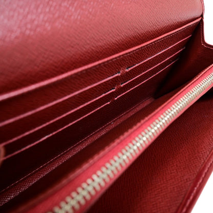 Louis Vuitton Vintage Sarah Wallet Epi Leather, RED, LEATHER, Wallets