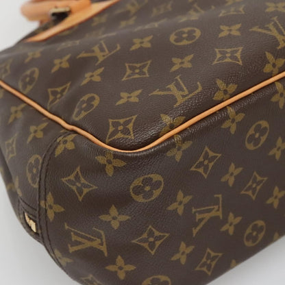 Louis Vuitton Deauville Handbag Monogram Canvas, BROWN, CANVAS, Handbag