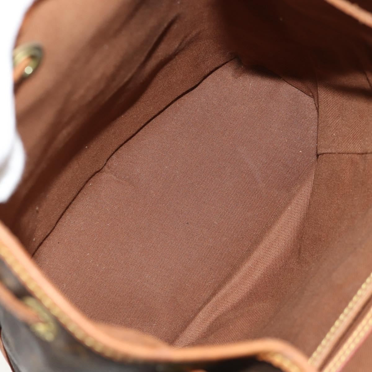 Louis Vuitton Montsouris Backpack Monogram Canvas, BROWN, CANVAS, Backpack