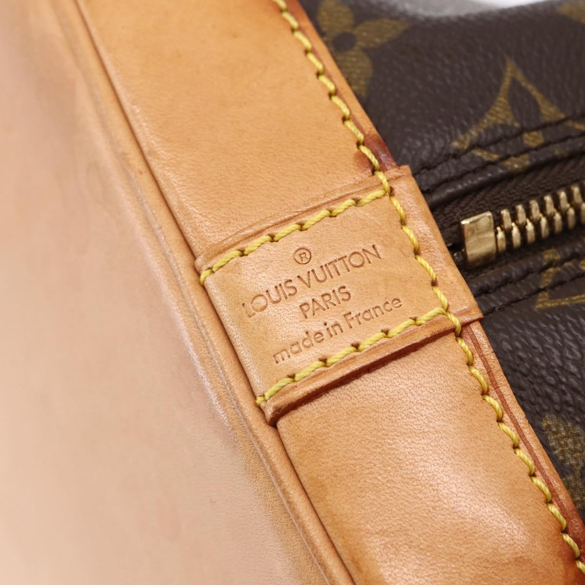 Louis Vuitton Alma Handbag Monogram Canvas, BROWN, CANVAS, Handbag