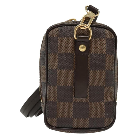 Louis Vuitton Etui Okapi Camera Case Damier, BROWN, CANVAS, Clutche & pouche