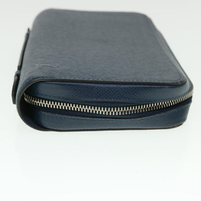 Louis Vuitton Zippy XL Taiga Leather, Navy, Leather, Wallet