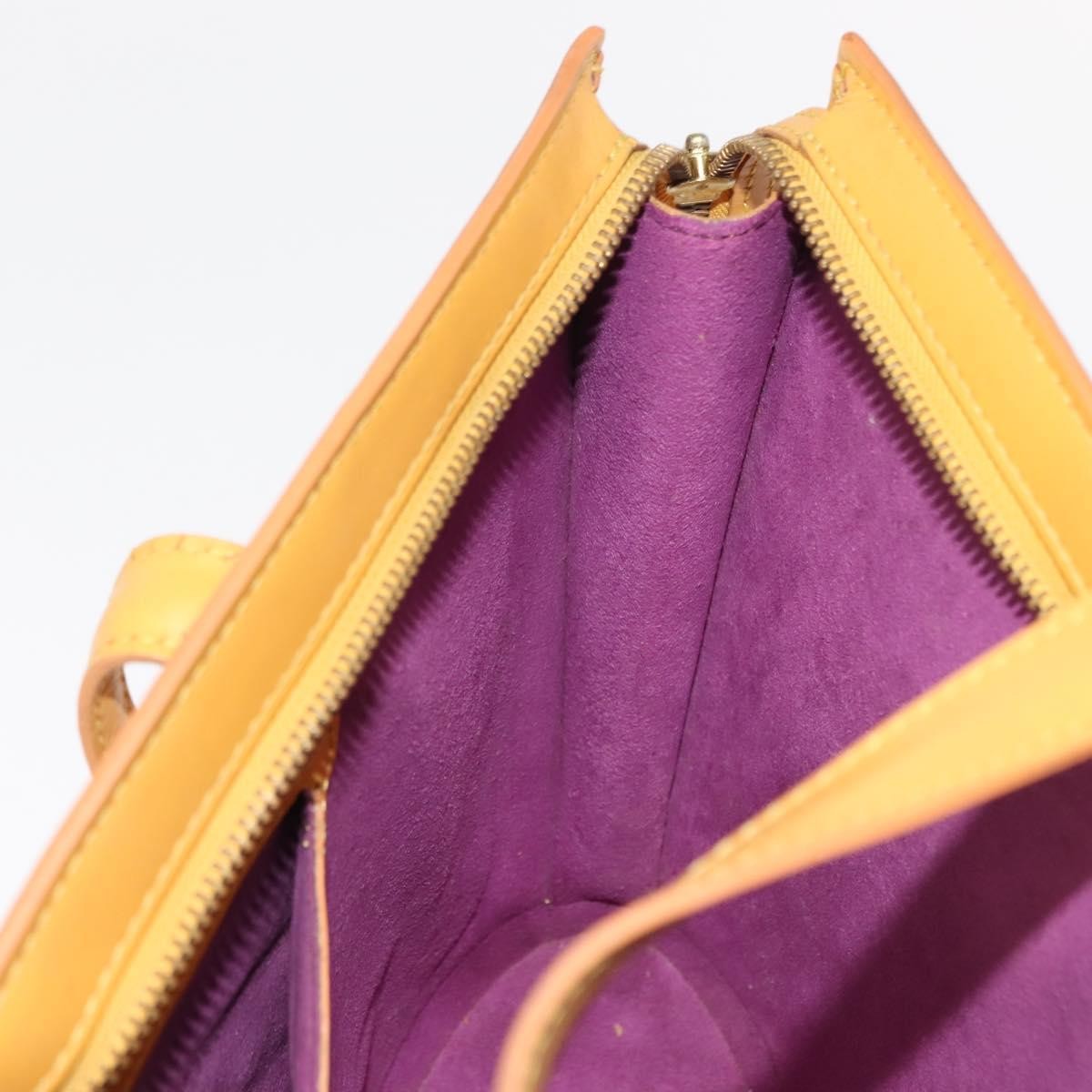 Louis Vuitton Saint Jacques Handbag Epi Leather, YELLOW, LEATHER, Handbag