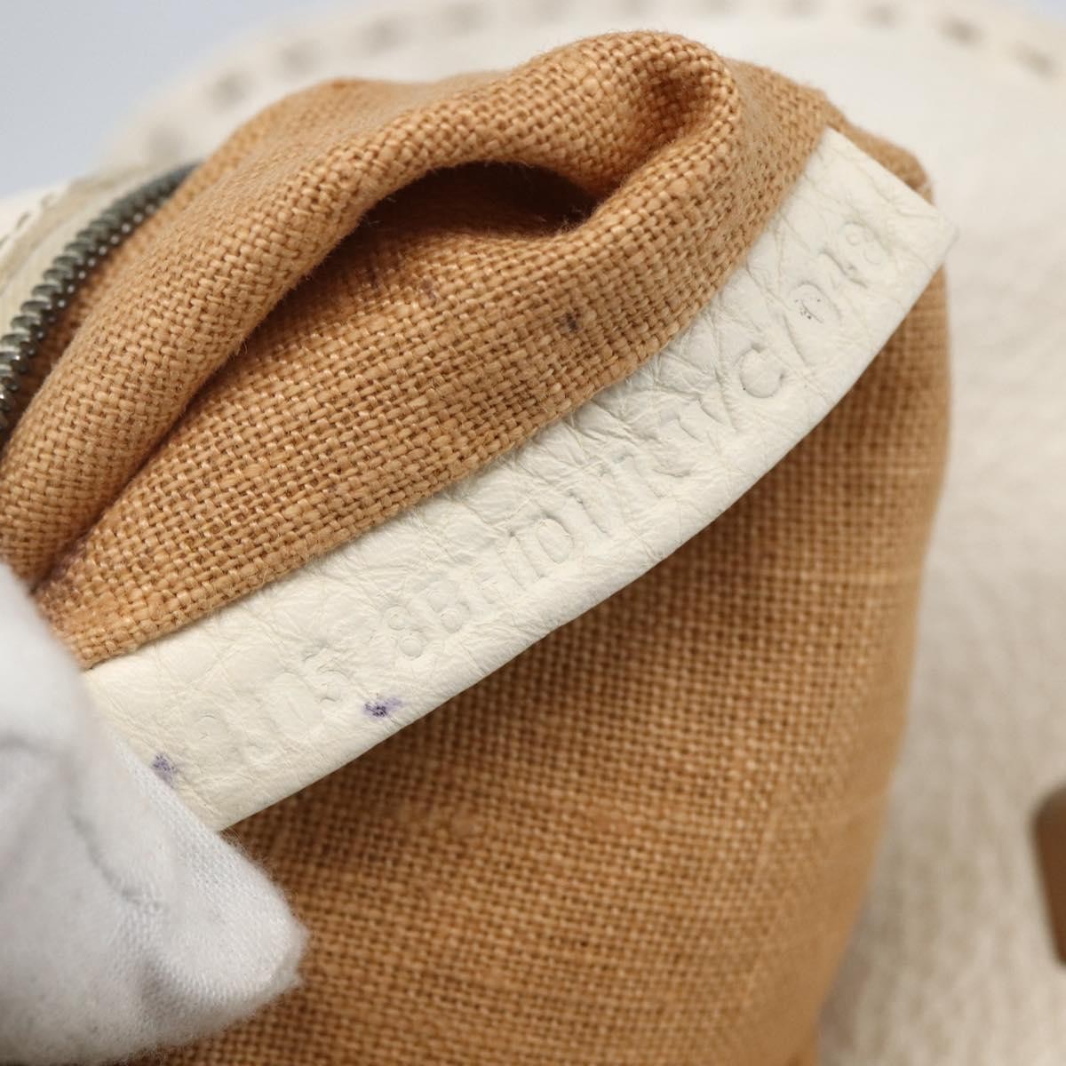 Fendi Selleria Tote Bag Raffia, BEIGE, WICKER, Tote bag