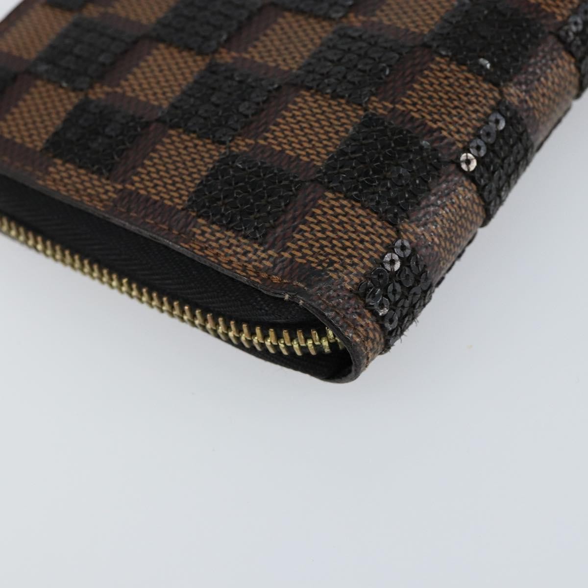 Louis Vuitton Zippy Wallet NM Damier Piet, BLACK, CANVAS, Wallets