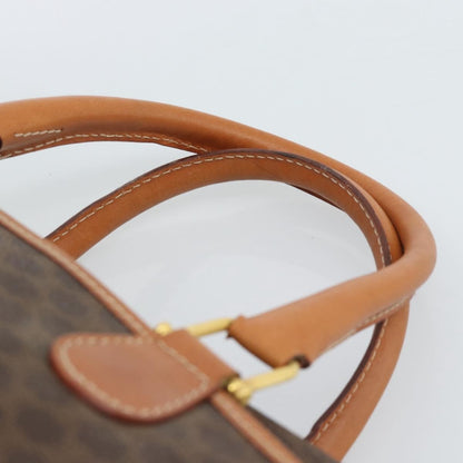 Celine Vintage Macadam Boston bag Canvas, Brown, Canvas, Handbag