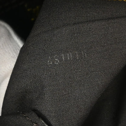 Louis Vuitton Boulogne Handbag Mini Lin, BROWN, CANVAS, Shoulder bag