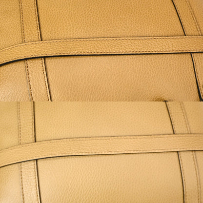 Gucci Britt Convertible Dome Satchel Leather, BEIGE, LEATHER, Handbag