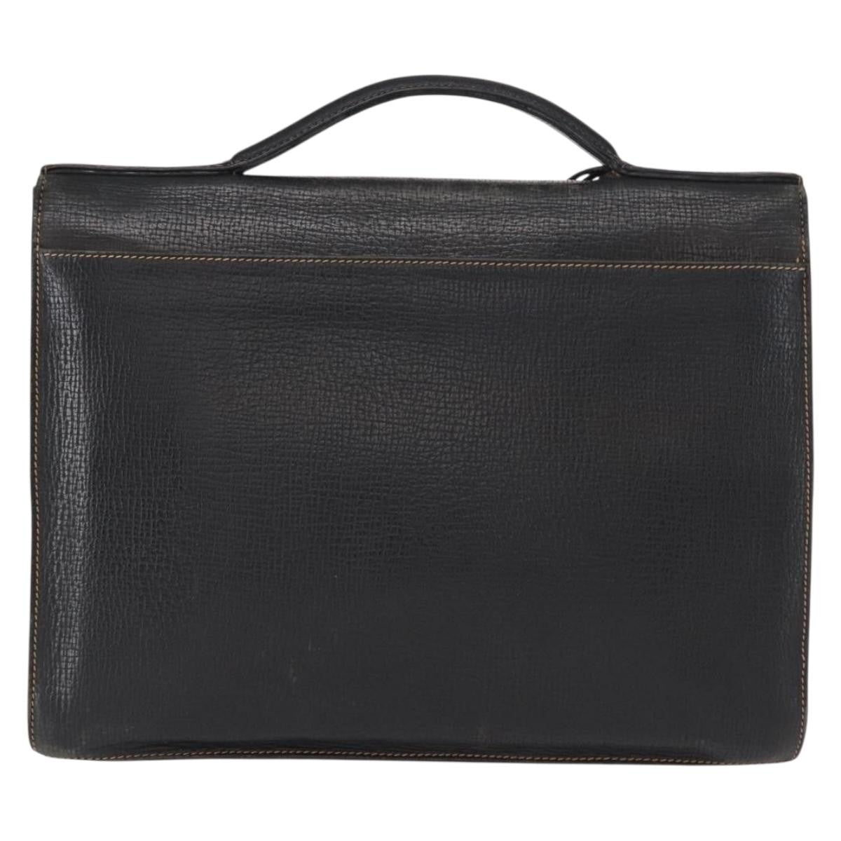 Loewe Barcelona Business Bag Leather, BLACK, LEATHER, Briefcase