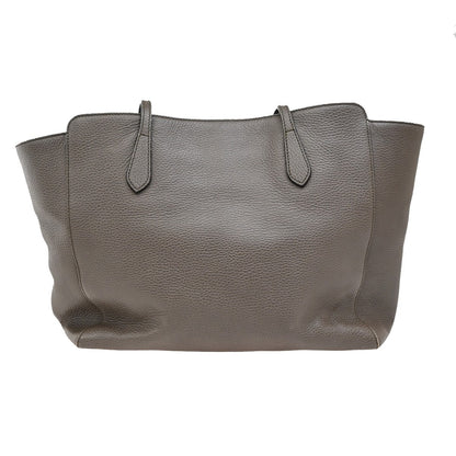Gucci Swing Tote Leather, GRAY, LEATHER, Shoulder bag