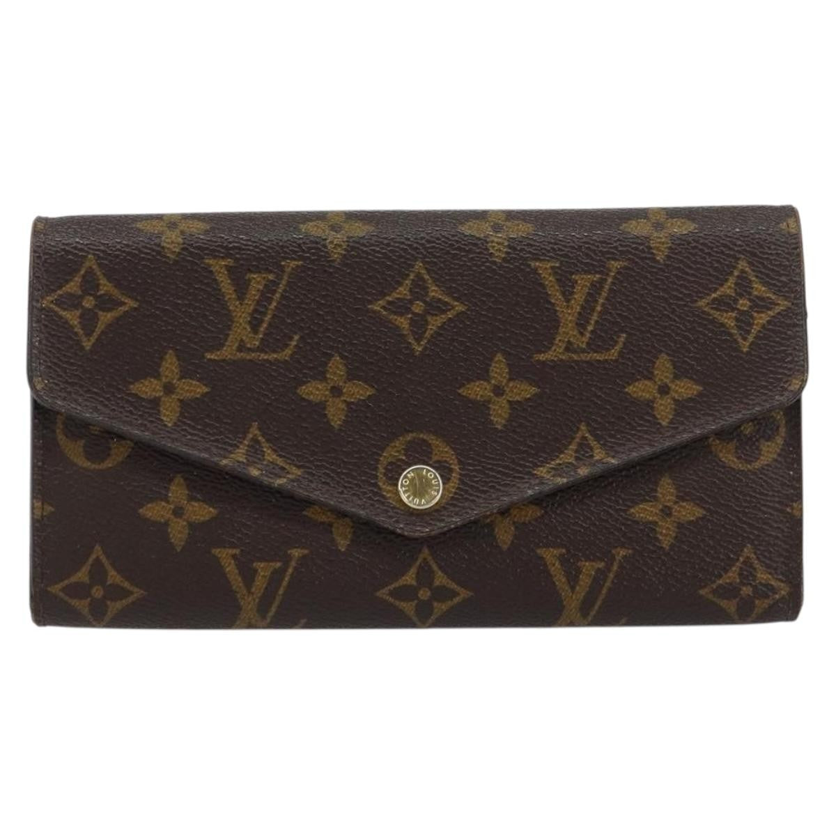 Louis Vuitton Sarah Wallet NM Monogram Canvas, BROWN, CANVAS, Wallets