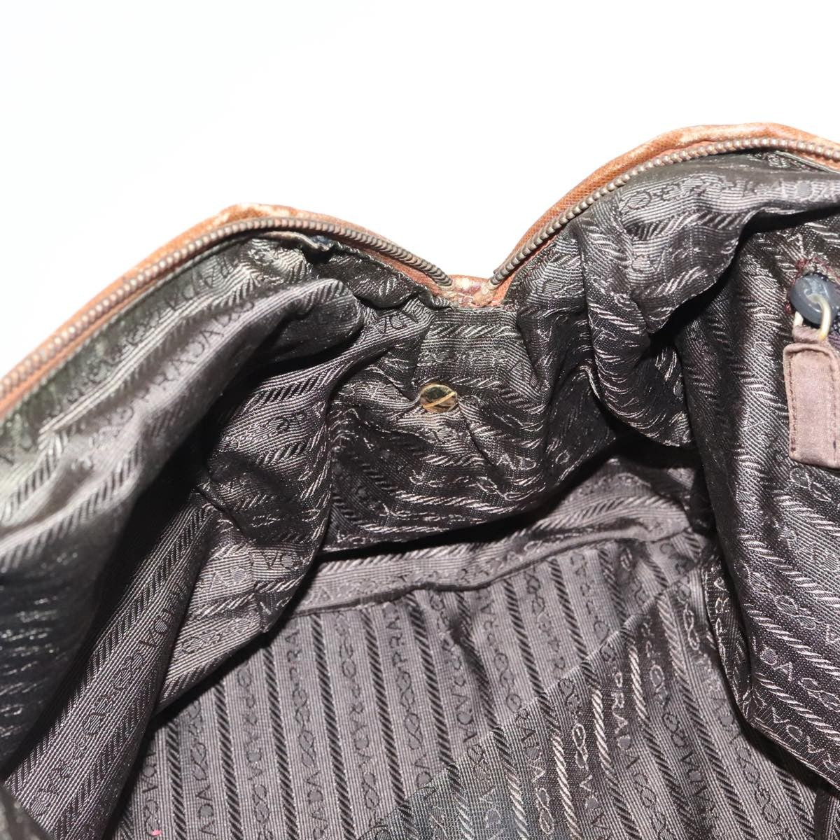 Prada Chain Shoulder Bag Tessuto, BEIGE, NYLON, Shoulder bag