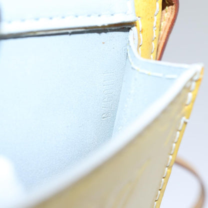 Louis Vuitton Mott Handbag Monogram Vernis, YELLOW, PATENT_LEATHER, Handbag