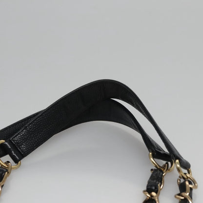 Chanel Petite Shopping Tote Quilted Caviar, BLACK, LEATHER, Tote bag