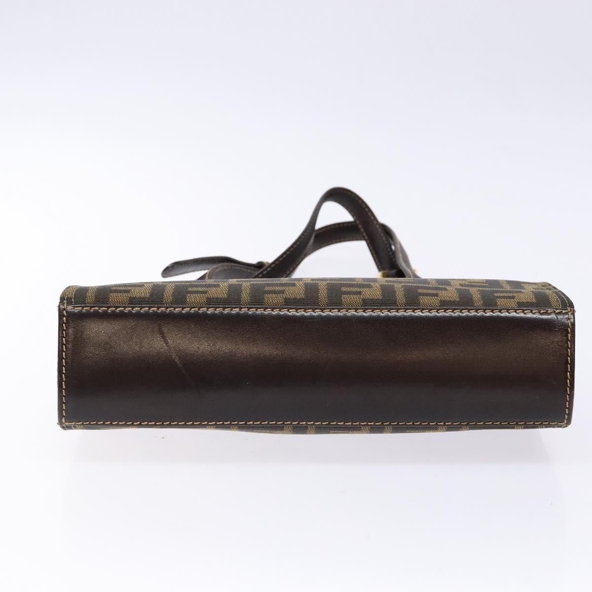Fendi Vintage Zucca Zucca canvas, BROWN, CANVAS, Handbag
