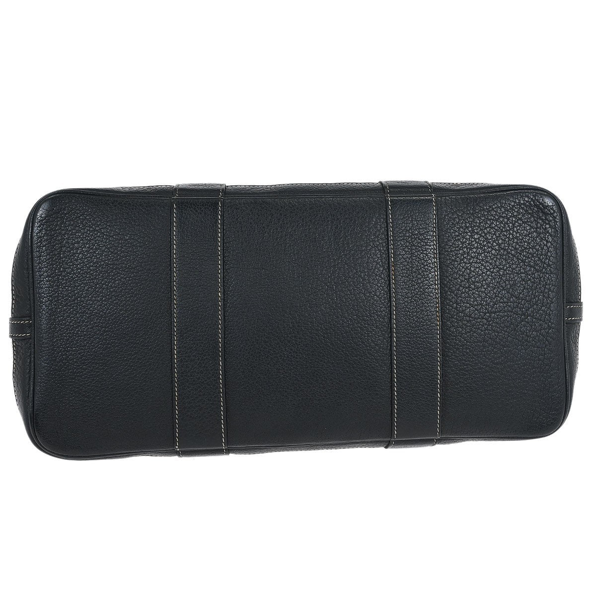 Hermes Garden Party Tote Canvas and Leather, GRAY, CANVAS, Tote bag