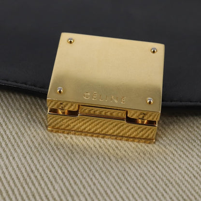 Celine Trapeze Bag Canvas with Leather, MULTICOLOUR, CANVAS, Handbag