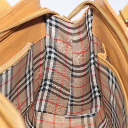 Burberry Vintage Handbag Leather, BROWN, LEATHER, Handbag