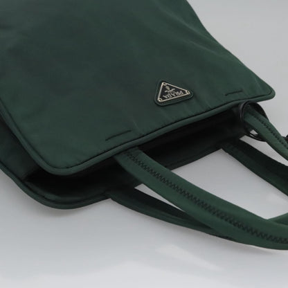 Prada Vintage Handbag Tessuto, GREEN, NYLON, Handbag