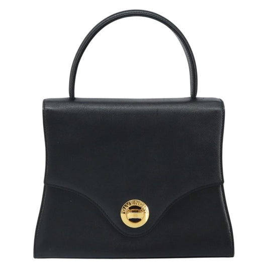 Givenchy Vintage Handbag Leather, BLACK, LEATHER, Handbag