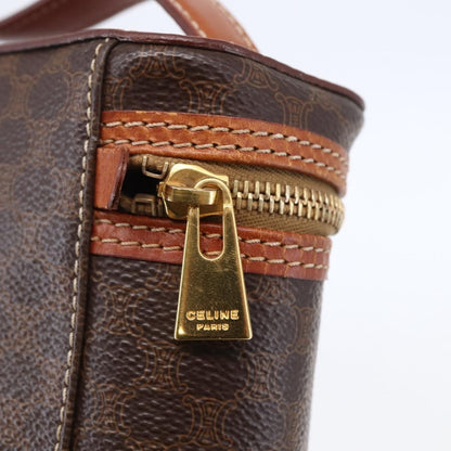 Celine Macadam Vanity Bag Canvas, BROWN, CANVAS, Travel bag