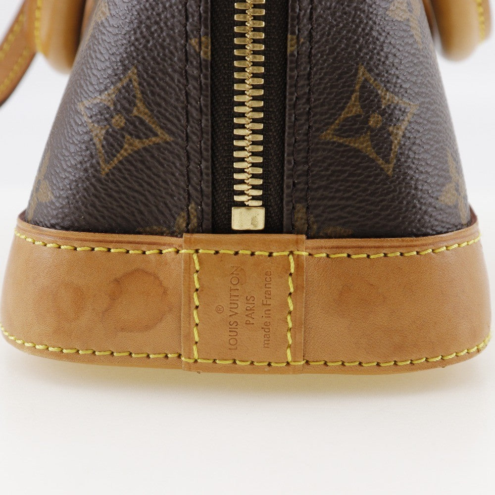 Louis Vuitton Alma Handbag Monogram Canvas, BROWN, CANVAS, Handbag