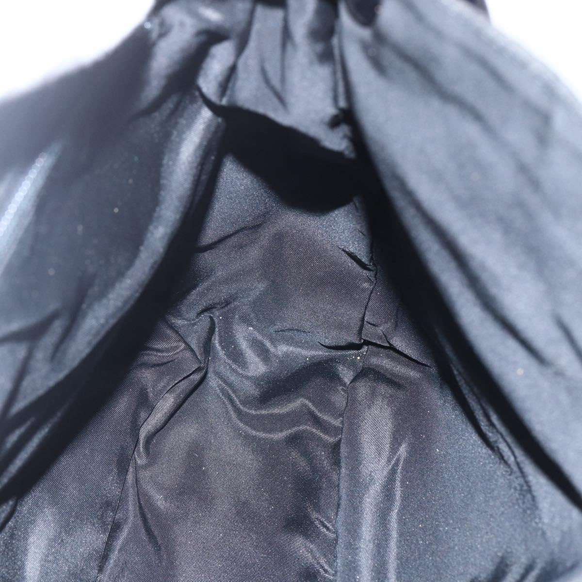 Prada Chain Shoulder Bag Tessuto, BLACK, NYLON, Shoulder bag