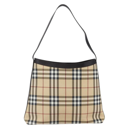 Burberry Nova check Shoulder bag Canvas, BEIGE, PVC, Shoulder bag