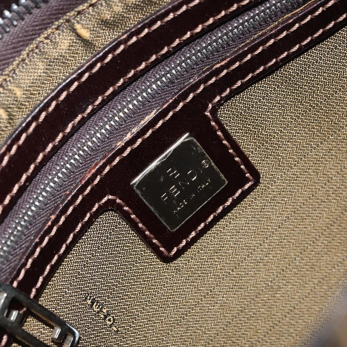 Fendi Vintage shoulderbag Canvas, BROWN, CANVAS, Shoulder bag