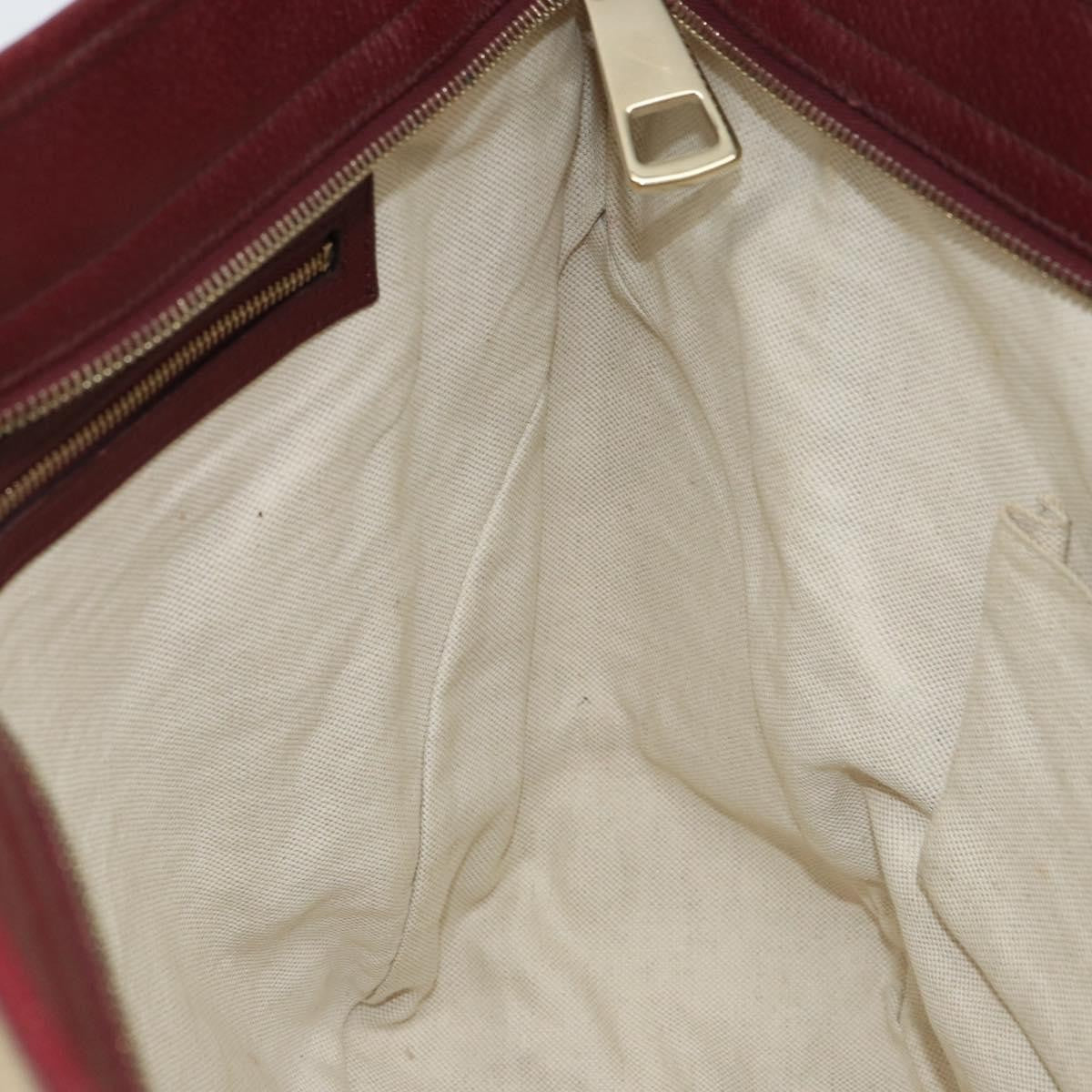 Gucci Bree Tote GG Canvas with Leather, BEIGE, CANVAS, Tote bag