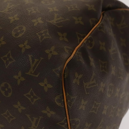 Louis Vuitton Keepall Bag Monogram Canvas, BROWN, CANVAS, Travel bag