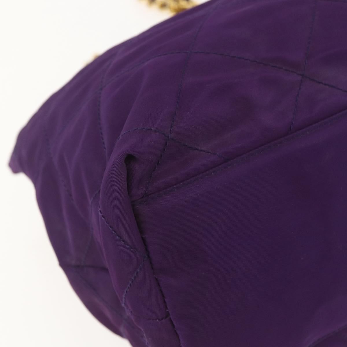 Prada Vintage Shoulder Bag Tessuto, PURPLE, NYLON, Shoulder bag