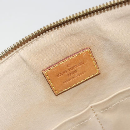 Louis Vuitton Montebello Handbag Monogram Vernis, Beige, Patent Leather, Handbag
