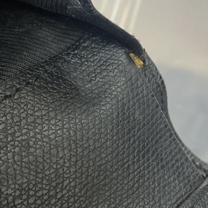 Chanel CC Button Bi-Fold Wallet Leather, BLACK, LEATHER, Wallets