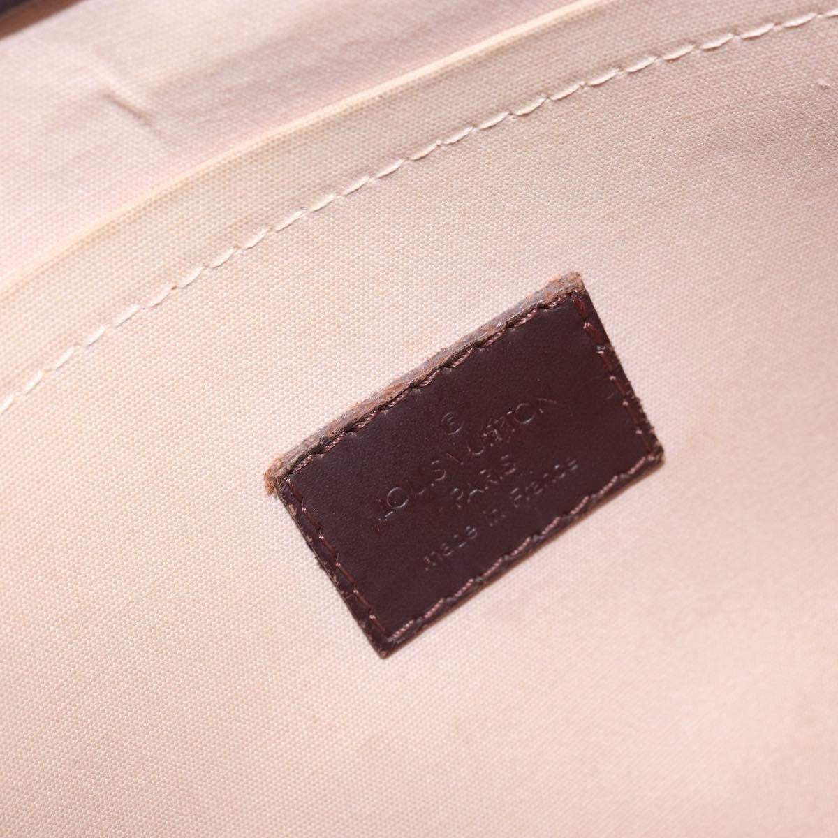 Louis Vuitton Lucille Handbag Mini Lin, RED, CANVAS, Handbag