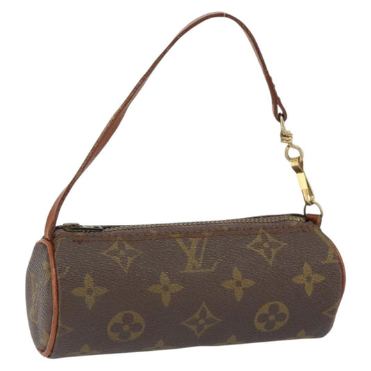 Louis Vuitton Papillon Pochette Monogram Canvas, BROWN, CANVAS, Clutche & pouche