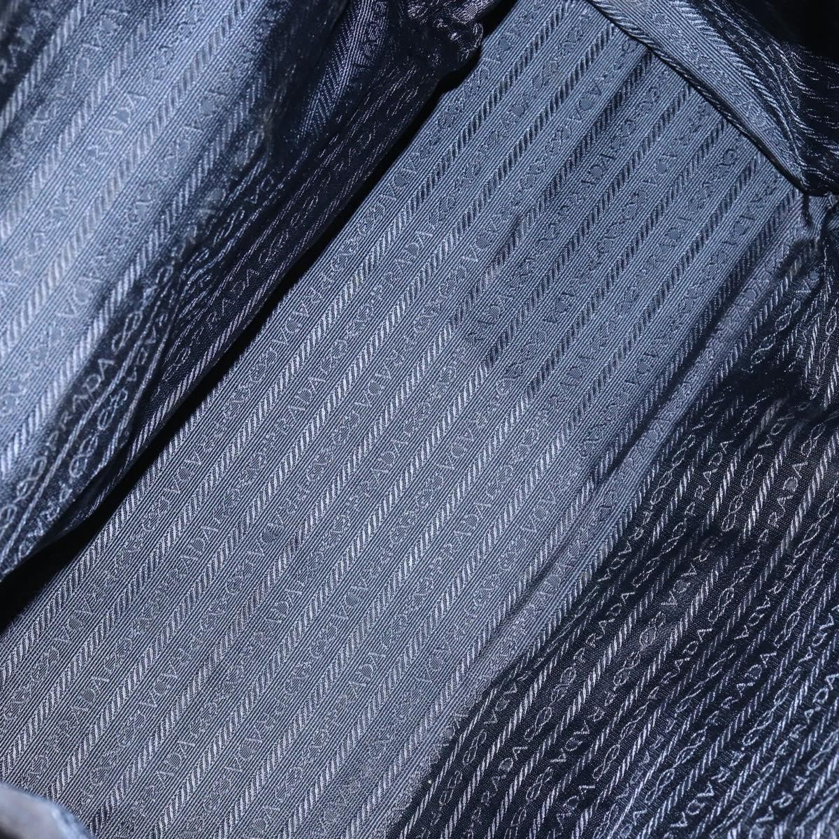 Prada Metal Handles Tote Tessuto, BLACK, NYLON, Tote bag