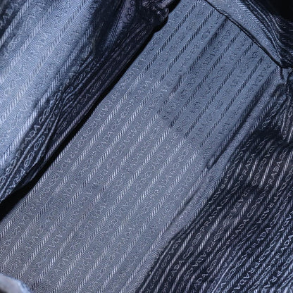 Prada Metal Handles Tote Tessuto, BLACK, NYLON, Tote bag