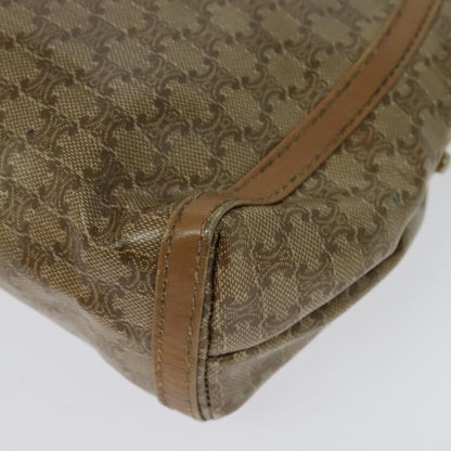 Celine Macadam Shoulder Bag PVC Leather, BEIGE, PVC, Shoulder bag