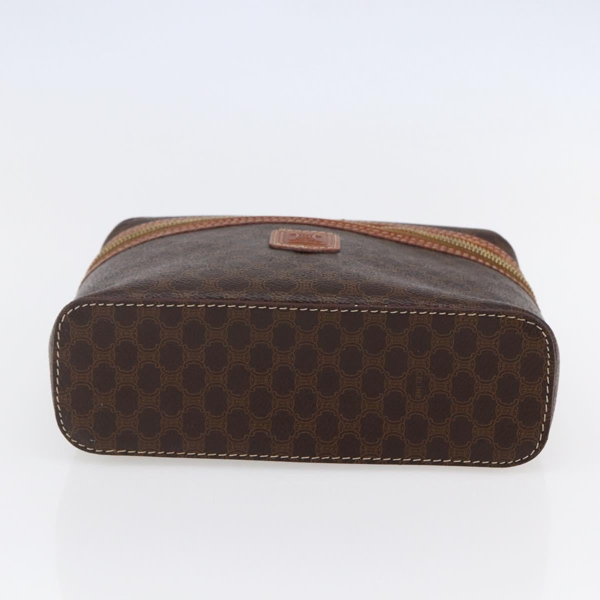 Celine Macadam Vanity Bag Canvas, BROWN, CANVAS, Travel bag