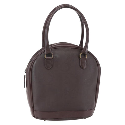 Christian Dior Vintage Trotter Handbag Canvas, BROWN, PVC, Handbag