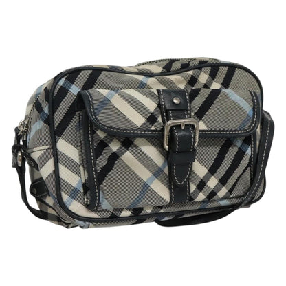 Burberry Nova Check Blue Label Nylon, GRAY, NYLON, Bag
